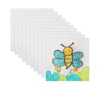 Ujjdwiurgh Papel de textura de espuma mágica, tarjeta de celulosa blanca, papel de dibujo con textura de espuma para manualidades, suministros de manualidades