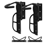 Ujjdwiurgh Paquete de 2 soportes giratorios para bicicletas de garaje, montaje en pared, para garaje, soporte vertical para bicicletas