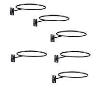 Ujjdwiurgh Paquete de 6 soportes de pared para almacenamiento de pelotas, para baloncesto, fútbol, voleibol, fútbol