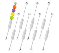 Ujjdwiurgh Paquete de 8 cortadores de hilos con cuentas para coser, herramienta de eliminación de bordado de metal, removedor de etiquetas para ropa, bricolaje