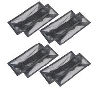 Ujjdwiurgh Paquete de 8 cubiertas de rejilla de ventilación para suelo de casa, 4 x 12 pulgadas, se adapta a la mayoría de registros de suelo