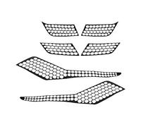 Ujjdwiurgh Para 3008 3008GT 2017 2018 2019 cubierta de lámpara trasera de coche, diseño de panal, calcomanías protectoras de luces traseras