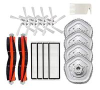Ujjdwiurgh Para Bot W10 W10 Pro HEPA Filtro principal Cepillo de trapeador lateral Partes de aspiradora