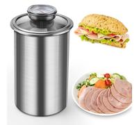 Ujjdwiurgh Para hacer tu propio almuerzo casero saludable para hacer jamón de carne de acero inoxidable