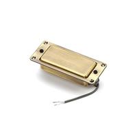 Ujjdwiurgh Pastilla humbucker sellada de doble bobina para guitarra eléctrica, bronce, vintage, bronce, pequeña pastilla estilo LP con 2 núcleos