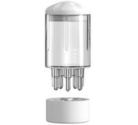 Ujjdwiurgh Peine aplicador de cuero cabelludo con cepillo de masaje, peines guía líquidos, botella aplicadora de aceite para el cabello