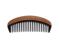 Ujjdwiurgh Peine para el cabello, peine de madera de dientes anchos para desenredar el cabello rizado, sin estático, peine de cuerno de sándalo para hombres y mujeres