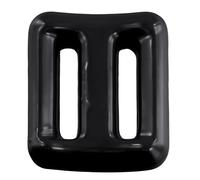 Ujjdwiurgh Pesas de buceo para buceo, cinturón de peso recubierto de plomo, pesas de buceo recubiertas, pesas de cinturón de buceo, 1500 g, color negro