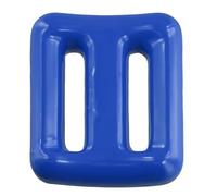 Ujjdwiurgh Pesas de buceo para buceo, cinturón de peso recubierto de plomo, pesas de buceo recubiertas, pesas de cinturón de buceo, 1500 g, color azul