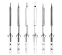 Ujjdwiurgh Pinecil TS100 - Juego de 6 puntas de repuesto para soldador Pinecil TS100, mini estaciones portátiles de microsoldadura, accesorios de soldadura