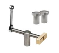 Ujjdwiurgh Pinza de escritorio para carpintería, ajustable, fija, fija, tornillo de banco