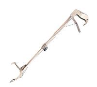 Ujjdwiurgh Pinzas de acero inoxidable para la alimentación de serpientes, caza, mandíbula ancha y autobloqueo