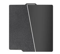 Ujjdwiurgh Placa de construcción de doble cara PEI negra de 257 x 257 mm para Bambu-Lab A1/X1C/X1/X1E/P1P/P1S, placa PEI suave y texturizada