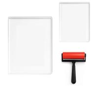 Ujjdwiurgh Placa de gel impermeable y lavable, placa de impresión de gel con goma, adecuada para hacer tarjetas, artes