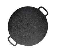 Ujjdwiurgh Placa de parrilla coreana para acampar al aire libre, 38 cm, para barbacoa, carne, placa para freír