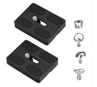 Ujjdwiurgh Placa universal de liberación rápida para trípode, placa Arca para cámara réflex digital (PU-50)