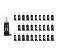 Ujjdwiurgh Plástico negro blanco, montaje para enfriador de CPU, 30 piezas