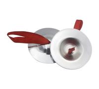 Ujjdwiurgh Platillos para los Dedos Danza del Vientre Baile con los Dedos Zills para los Dedos Instrumento Musical para Bailarines Fiesta Par Plata