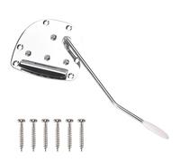 Ujjdwiurgh Puente de guitarra vibrato de acero inoxidable para jazz y trémolo