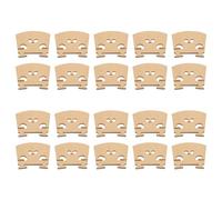 Ujjdwiurgh Puentes de violín de arce tipo 20 piezas para 1/8, 1/4, 1/2, 3/4 y 4/4, piezas de violín, instrumentos de cuerda