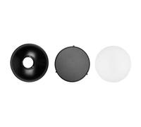 Ujjdwiurgh Reflector de plato de belleza de 30 cm, rejilla de panal para estudio, retratos, fotografía, control de iluminación mejorado