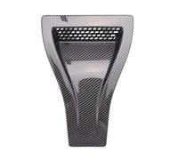 Ujjdwiurgh Rejilla de ventilación universal para capó de motor, cubierta de admisión de aire, aspecto de carbono, piezas de coche, ventilación frontal de coche