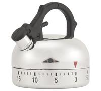 Ujjdwiurgh Reloj despertador mecánico con forma de tetera de 60 minutos