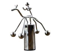 Ujjdwiurgh Ride and Swing Little Humanoid Riding Desktop Motion - Bola extragrande para mini adornos de oficina