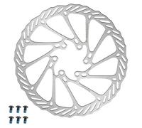 Ujjdwiurgh Rotor de disco de freno de bicicleta de montaña ultraligero G3 con 6 pernos, piezas de repuesto de 180 mm