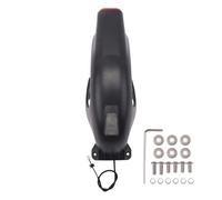 Ujjdwiurgh Rueda trasera para patinete eléctrico Max G2, guardabarros trasero, añadir luz trasera, piezas de montaje de soporte