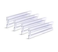 Ujjdwiurgh Separador de cajones expandible, de plástico transparente, organizador de herramientas de cajón de cocina