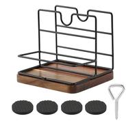 Ujjdwiurgh Servilletero rústico para sal y pimienta para mesa, servilletero de metal