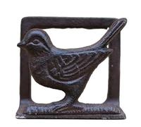 Ujjdwiurgh Servilletero vertical de hierro fundido con diseño de campo para decoración de mesa de comedor europeo, soporte para toallas de papel C