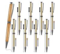Ujjdwiurgh Slimline Twist - Kit de 8 bolígrafos de 7 mm con suministros de torneado de torno de repuesto para manualidades de torneado de madera A