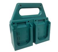 Ujjdwiurgh Soporte de almacenamiento de taladro con ranuras para soporte de batería de 18 V, soporte de montaje en muelle, dispositivos de fijación, soporte de herramientas