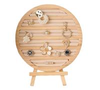 Ujjdwiurgh Soporte de almacenamiento para joyas, color beige