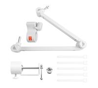 Ujjdwiurgh Soporte de brazo de tijera para micrófono, soporte de suspensión ajustable para estudio y actuaciones en vivo, soporte de micrófono