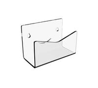 Ujjdwiurgh Soporte de correo acrílico para encimera, organizador de correo, acrílico transparente para escritorio, soporte de sobres para pared, oficina, escuela