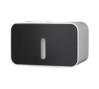 Ujjdwiurgh Soporte de inodoro de pared sin taladro, organizador de pañuelos de baño impermeable para baño/inodoro, diseño inoxidable que ahorra espacio