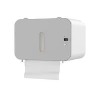 Ujjdwiurgh Soporte de Papel HigiéNico Inductivo Dispensador AutomáTico de Papel Soporte de Papel HigiéNico Soporte de Papel HigiéNico Montado en la Pared BañO