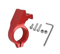 Ujjdwiurgh Soporte fijo de aluminio para scooter eléctrico, para manillar de 22 mm de diámetro, color rojo