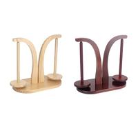 Ujjdwiurgh Soporte giratorio para bolas de hilo magnético, carrete de lana, 2 piezas, herramientas de tejer de ganchillo, estante de almacenamiento de bolas de hilo