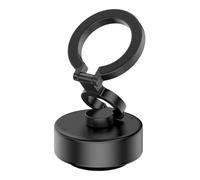 Ujjdwiurgh Soporte magnético inteligente para teléfono móvil, soporte universal de adsorción al vacío, soporte estable, color negro