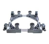 Ujjdwiurgh Soporte multifunción para lavadora, base de lavadora, base de lavadora, ajustable, para refrigerador, base elevada, soporte de rodillo móvil, rueda, baño, accesorios de cocina