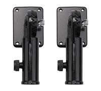 Ujjdwiurgh Soporte multifuncional ajustable 2 en 1 para mástil de bandera de aluminio resistente para todo tipo de clima (negro)