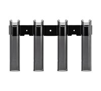 Ujjdwiurgh Soporte para caña de pescar para barco, soporte de pared para 4 tubos, herramienta de almacenamiento lateral para yate, garaje, bastones de pesca