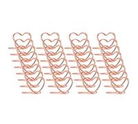 Ujjdwiurgh Soporte para números de mesa, 32 unidades, soporte para tarjetas de lugar en forma de corazón, soporte para fotos, 32 x 26,5 mm