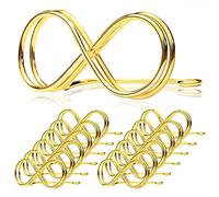 Ujjdwiurgh Soporte para números de mesa, paquete de 12 unidades, etiquetas de asiento de boda, clips de tarjeta de posición, soporte de exhibición de tarjetas de fotos, color dorado