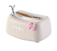 Ujjdwiurgh Soporte para pañuelos con una cubierta de caja de pañuelos de resorte, organizador de papel suave, caja de almacenamiento de pañuelos, (A)