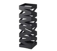 Ujjdwiurgh Soporte para paraguas de pie para colocar en el suelo en la parte delantera de la puerta, color negro